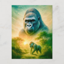 Doppelbelichtung Portrait of Monte Gorilla