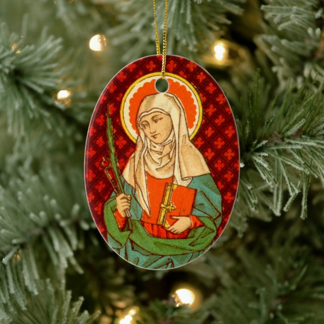 Doppelbild St. Apollonia (VVP 001) Keramikornament (Baum)