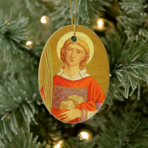 Doppelbild St. Stephan der Proto-Martyrer (PM 08) Keramik Ornament