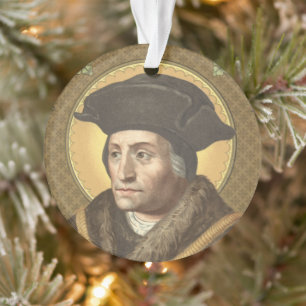 Doppelbild St. Thomas More (SAU 026) CircAcrylic Ornament