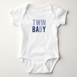 Doppelblau des baby-B Baby Strampler