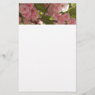 Doppelblühende Kirschbaum III Frühlingsflora Briefpapier