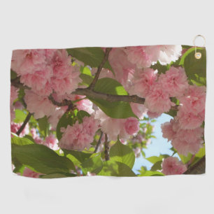 Doppelblühende Kirschbaum III Frühlingsflora Golfhandtuch