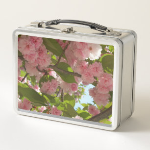 Doppelblühende Kirschbaum III Frühlingsflora Metall Brotdose