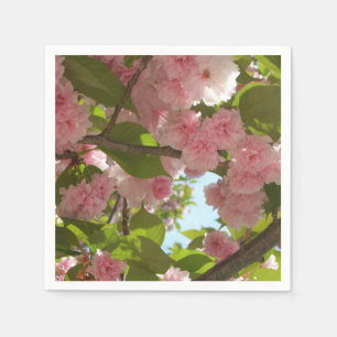Doppelblühende Kirschbaum III Frühlingsflora Serviette