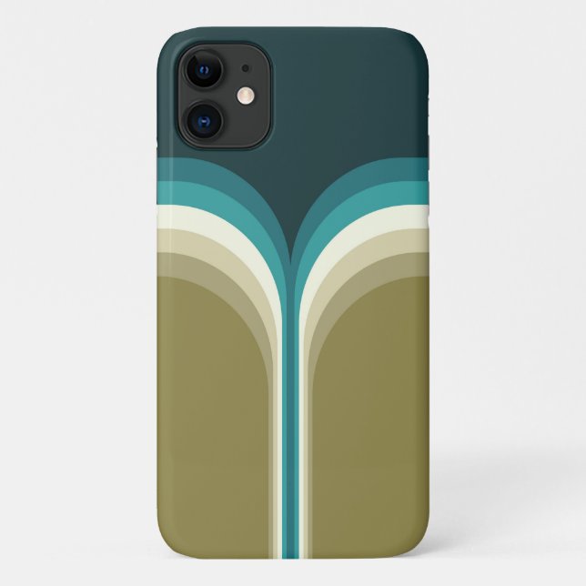 Doppelbogendekoration im Retrostil Case-Mate iPhone Hülle (Rückseite)