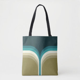 Doppelbogendekoration im Retrostil Tasche