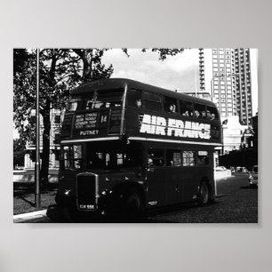 Doppeldeckbus Vintag England London Poster