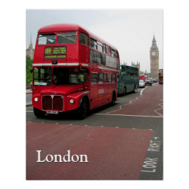 Doppeldecker Bus London Perfect Poster