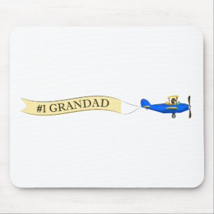 Doppeldecker-Fahne Mousepad des Grandad-#1