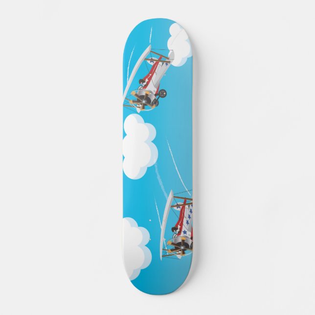 Doppeldecker Skateboard (Vorderseite)