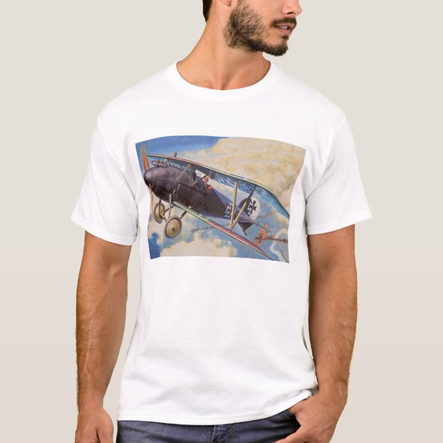 Doppeldecker WW1 T-Shirt (Vorderseite)