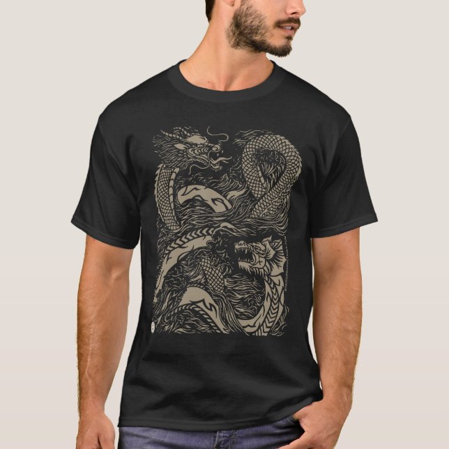 Doppeldrachen T-Shirt (Vorderseite)