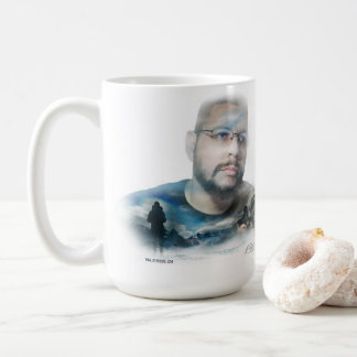 Doppelexposition von Grauwolf Kaffeetasse