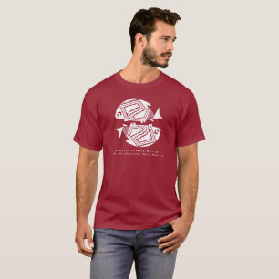 Doppelfisch, T - Shirt für die Keramik von Mimbres