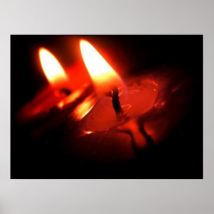Doppelflamme Poster