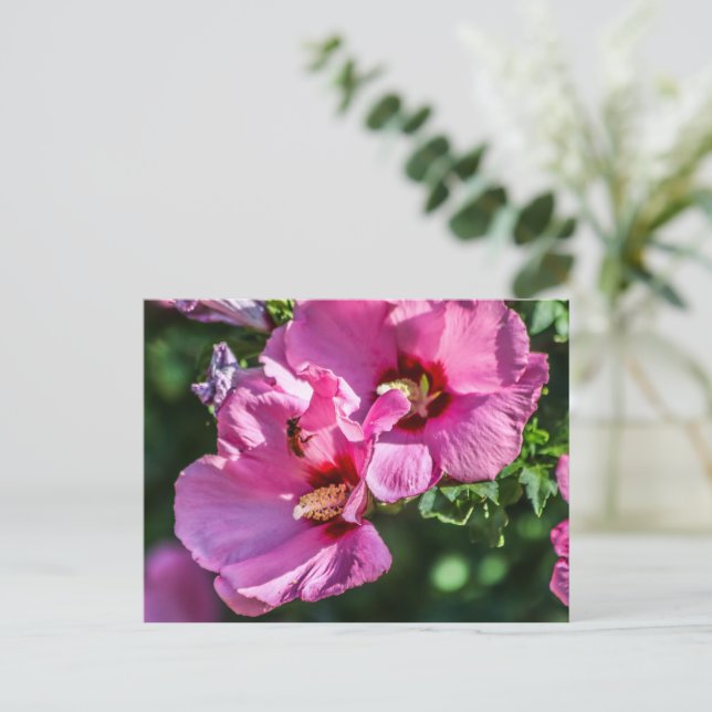 Doppelfreude Postkarte (Stehend Vorderseite)