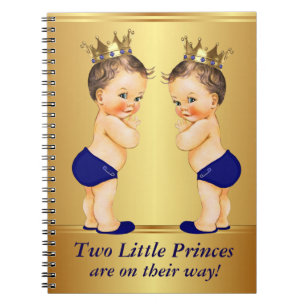 Doppelgast-Buch prinz-Babyparty Notizblock