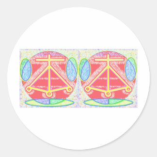 DoppelHEIRAT: Karuna Reiki Runder Aufkleber