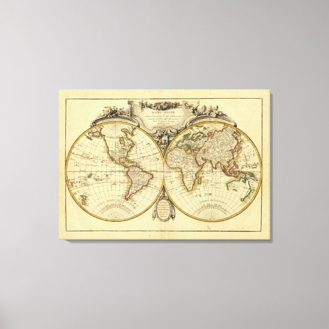 Doppelhemisphäre Leinwanddruck (Vorderseite)