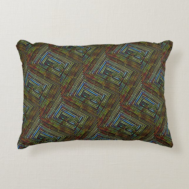 Doppelherringbone Dekokissen (Vorderseite)