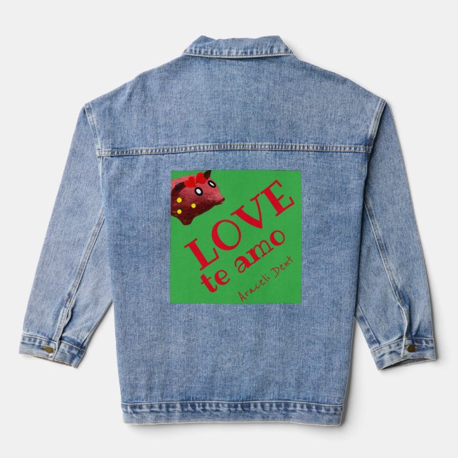 Doppelherz Jeansjacke (Rückseite)