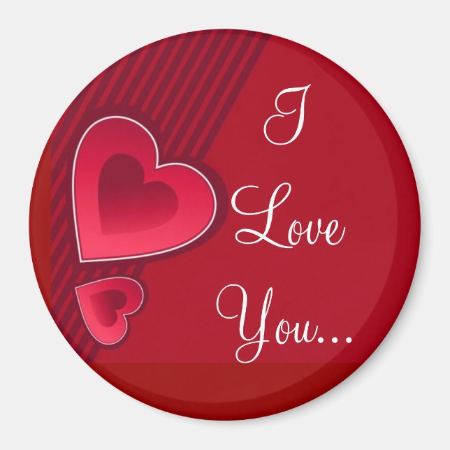 Doppelherzen I Liebe Sie Magnet (Vorne)
