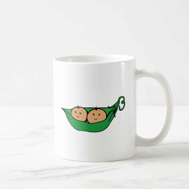 Doppelhülsen-Grafik Kaffeetasse (Rechts)