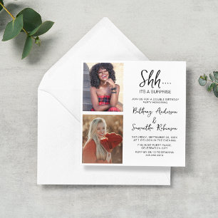 Doppeljubiläum 2 Foto Geburtstag Einladung