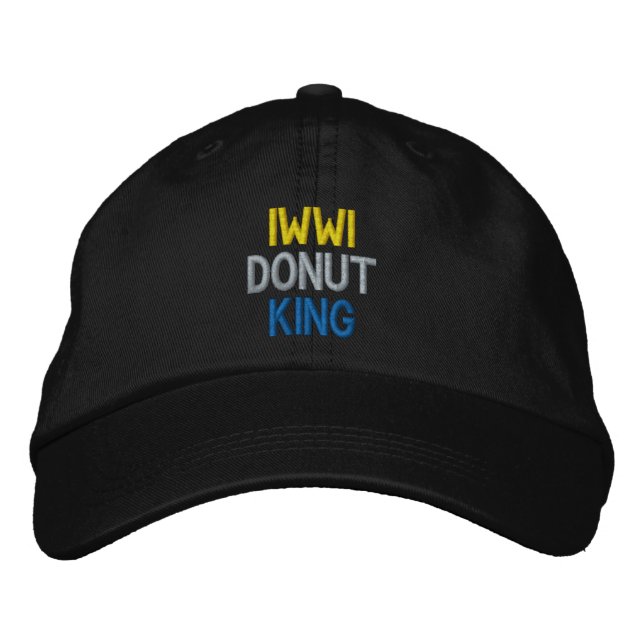 DOPPELKOPF BESTICKTE BASEBALLKAPPE (Vorderseite)