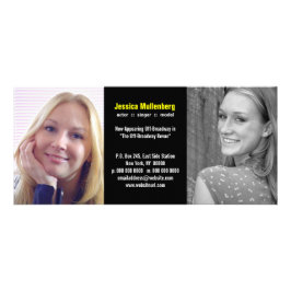 Doppelkopffoto Werbekarte