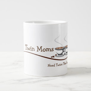 DoppelMamas benötigen zweimal den Kaffee - riesig Jumbo-Tasse