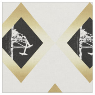 Doppelölquelle-Einheiten in Gold farbigen Stoff