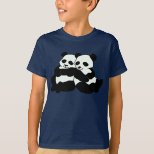 Doppelpanda-Bärn-KinderShirt T-Shirt