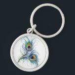 Doppelpfau-Feder-Bleistift, der Schlüsselanhänger<br><div class="desc">Doppelpfau-Feder-Bleistift,  der Schlüsselanhänger zeichnet</div>