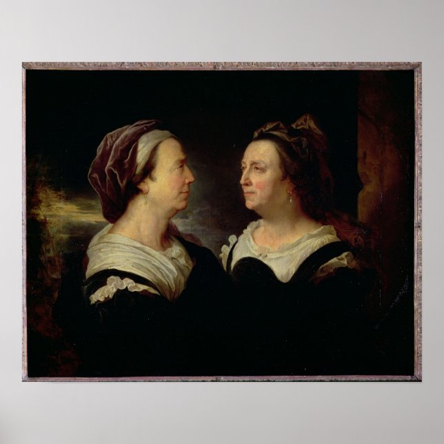Doppelportrait von Marie Serre Poster (Vorne)