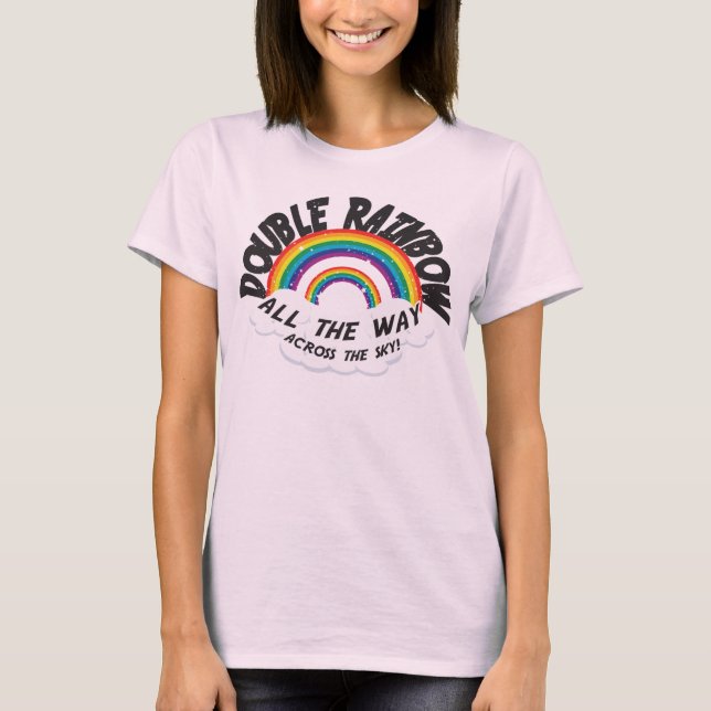 DOPPELRAINBOW T-Shirt (Vorderseite)
