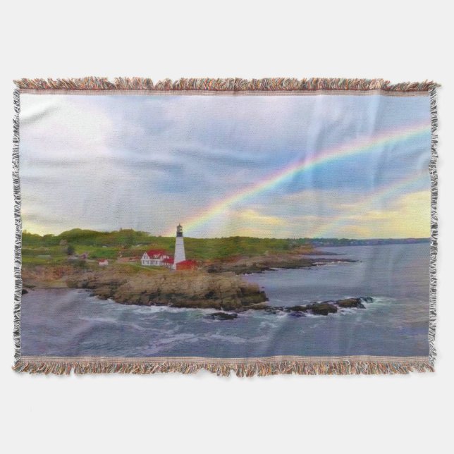 Doppelregenbogen und Leuchtturm Decke (Vorderseite)
