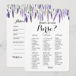 Doppelseite - 2 Brautparty Games Pursuit | Wünsche Einladung