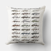 DOPPELSEITE PILLOW - STURGEON DER WELT