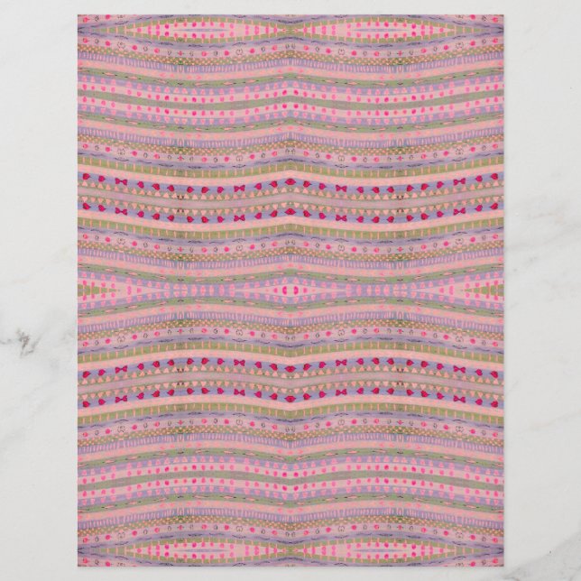 Doppelseitig rosa und grüne Hübsche Herzmuster (Vorderseite)