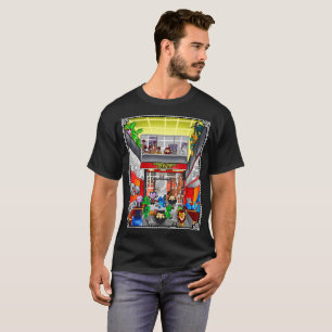 Doppelseitig:TLM T - Shirt der Arbeitslosenstelle