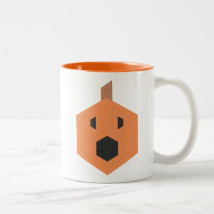 Doppelseitig überraschender Jack-o-Lantern Zweifarbige Tasse