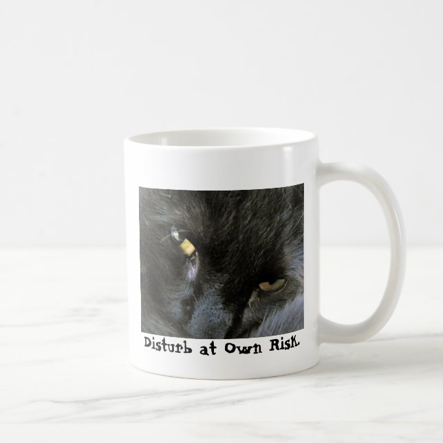 Doppelseitige schlechte Katze Kaffeetasse (Rechts)