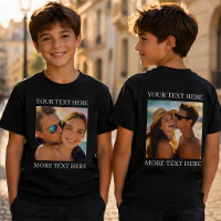 Doppelseitige T-Shirts, Benutzerdefiniertes Foto u