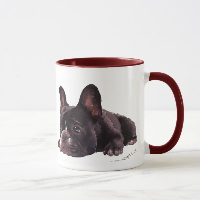 Doppelseitige Tasse (Französischer Bull) (Rechts)