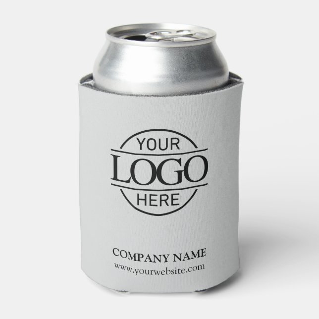 Doppelseitige Werbung mit dem Logo "Gray Custom Bu Dosenkühler (Kanne Vorderseite)