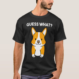 Doppelseitiger Druck Rate was Corgi Hintern! Pem T-Shirt