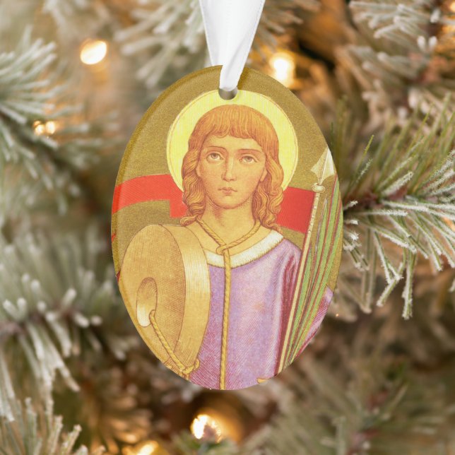 Doppelseitiger St. Florian von Lorch (PM 03) Acryl Ornament (Baum)