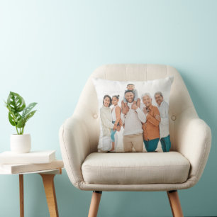 Doppelseitiges Familienfoto Kissen
